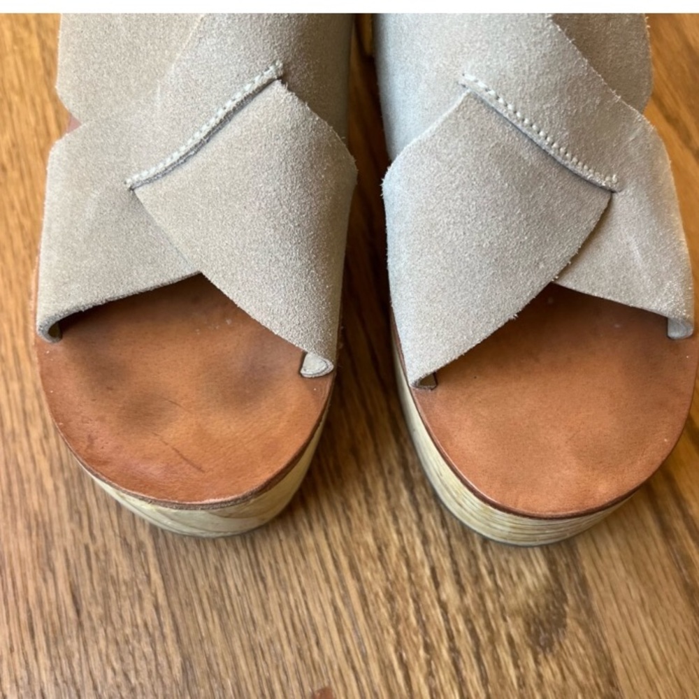 FREE PEOPLE • KORA Platform Clog Beige Tan - Picture 5 of 16